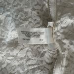Victoria's Secret  White Floral Lace Chemise Sheer Slip Dress Mini M 90s Vintage‎ Photo 6