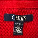 CHAPS Red Cable Knit Women's Sweater Photo 2