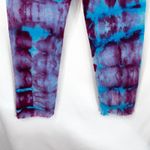 Loft Size 6 Corduroy Pants Handmade Tie Dye Cropped Raw Hem Purple Blue 108 Photo 10