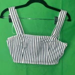 ZARA NWT  Cropped Denim Top size Small Photo 0