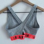 Under Armour Gray Cotton Feel Pull On Sports Bra Double Layer Small Photo 6
