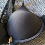 Vince Camuto ‎ Black Lace Front Closure Bra 34B Racerback Feminine Photo 3