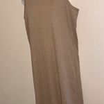 Nine West Women’s Beige Ribbed Tank Dress Color Oatmeal size Large Photo 12