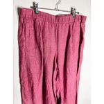 Eileen Fisher  Washed Organic Linen Delave Set Size Medium Geranium Photo 10