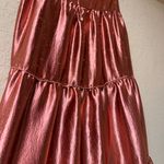 Free People  Moonbeam tired metallic maxi skirt Photo 4