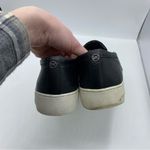 Michael Kors  Leo Embellished Studded Black Leather Slip On Sneakers size 9.5 Photo 2