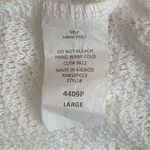 Andree by Unit 🎈  White Open Weave Pullover Top Size Large Photo 7