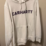 Carhartt  Cream Relaxed Fit Hoodie Photo 0