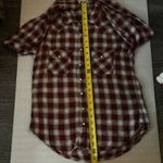 Aeropostale AERO Women’s Plaid Western Pearl Snap Button-down S Western Cowgirl Photo 5