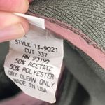 LADIES SLACKS BY IRIS SINGER Collection SIZE 8 ~~Green Herringbone Pattern Green Photo 5