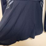 Adidas  Run Icon 3 Stripes dress NWT long sleeve woman size SMALL blue running Photo 10