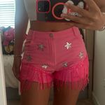 Fantastic Fawn Pink Jean Short Photo 1