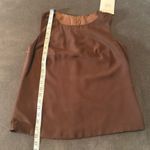 Women’s Brown Chiffon Lapel Jacket 3 Piece Formal Wedding Party Pant Suit Size 4 Photo 8