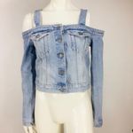 GRLFRND  Off The Shoulder Denim Top Photo 2