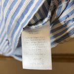 Talbots Petite Linen Blend Striped Anchor Tank Top Blue Small Photo 3