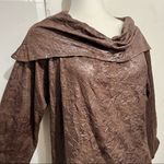 Dress to kill faux suede asymmetrical top :box002: Brown Size undefined Photo 1