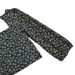 Levi's Levi’s Black and Yellow Floral Print Blouse | U.S. Woman’s Large Photo 4