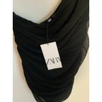 ZARA  NWT ruched one shoulder top size small‎ Photo 2