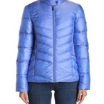 Nordstrom NWOT VIA SPIGA iridescent blue toned puffer jacket Photo 1