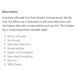 Free People Bohemian Ethereal Billowy Sunset City Tunic Swing Top White Large Photo 13