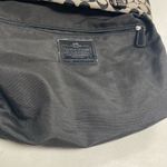 Coach F28504 F1405 Black & Tan Tote Signature Monogramed Canvas & Leather Bag Photo 9