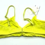 Good American  Crinkle Always Fit Twist Bikini Top Electric Yellow 5 US 2XL Photo 3