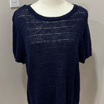 Jaclyn Smith , Woman’s size S, short sleeve, blue,‎ pullover top XXL Photo 0