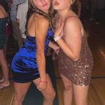 Windsor Copper Sparkly Homecoming Mini Dress Photo 2