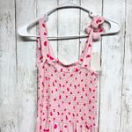Crown & Ivy Cabana Dress Women Size Small Watermelon Smocked Tie Strap Midi Photo 1