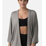 prAna Foundation Wrap Seabrook Cardigan M Grey Photo 0