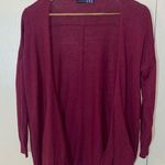 Atmosphere open front cardigan in maroon - size small Photo 0