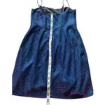 Lulus  Bodycon Dress Glitter Sparkle Party‎ Cocktail Mini Dress Blue Size S NWT Photo 7