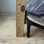 Stuart Weitzman  Black Square Toe Heeled Sandals Minimalist Quiet Luxury 9.5B 40 Photo 9