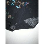 True Religion New $178 Womens Designer  Black Top Short Sleeve Beaded NWT XS Photo 5