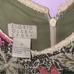 Sigrid Olsen Sport Sundress 6 Midi Boho Floral Print V Neck Dress Photo 4