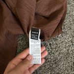 SheIn Chocolate Brown Strapless Dress Photo 1