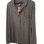 SKIMS Soft Lounge Pajama Top Sparkle Pajama top Sold out Grey size LargeNWT Photo 1