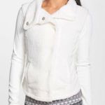 Alo Yoga Fleece Solstice Jacket in Natural White Photo 0