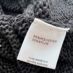 Sabo Skirt  Black Knit Loose Fit Crewneck Pullover Sweater S Photo 4