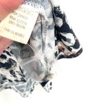 Love Stitch Multicolor Animal Print Rolled Short Sleeve Button Up Shirt Top Photo 5