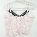 secret treasures Womens Vintage Y2K Coquette Bow Sheer Lace Cami Top Pink Photo 5