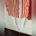 Olivia James The Label Tiered Stripe Mini Dress Size Small Orange Photo 3