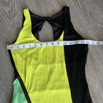 Bebe Dress XXS Maxi Colorblock Asymmetrical Zipper Front Long Slit Photo 1