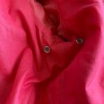 Boden Rainy Day Mac Cotton Coat Geometric Floral Daisy Pink No Hood Size 10 Photo 12