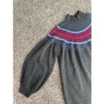 Lane Bryant  Turtleneck Fair Isle Sweater Dress Gray Pink Aztec Plus Size 26/28 Photo 11