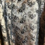 Jessica McClintock satin embroided over lace cocktail gown size 6 Photo 7