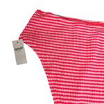 Aerie  Crinkle Stripe High Cut Cheeky Bikini Bottom Neon M New Photo 2
