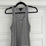 J. Crew Striped Racerback Tank Dress, Small Photo 2