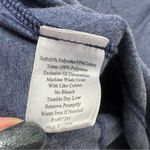 Johnny Was Tess Embroidered Assymetrical Hem Dress Heathered Blue Size Large Photo 8