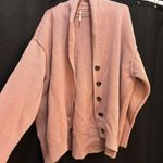 Free People Chamomile Oversize Cardigan in Rose Photo 3